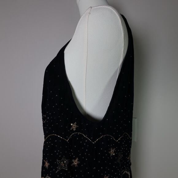 Free People Midnight Magic Embellished Tank in Midnight Size S - Picture 7 of 15